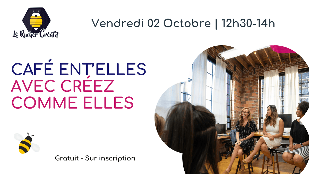 Illustration de l'événement : Café Entr'Elles avec Créez Comme Elles