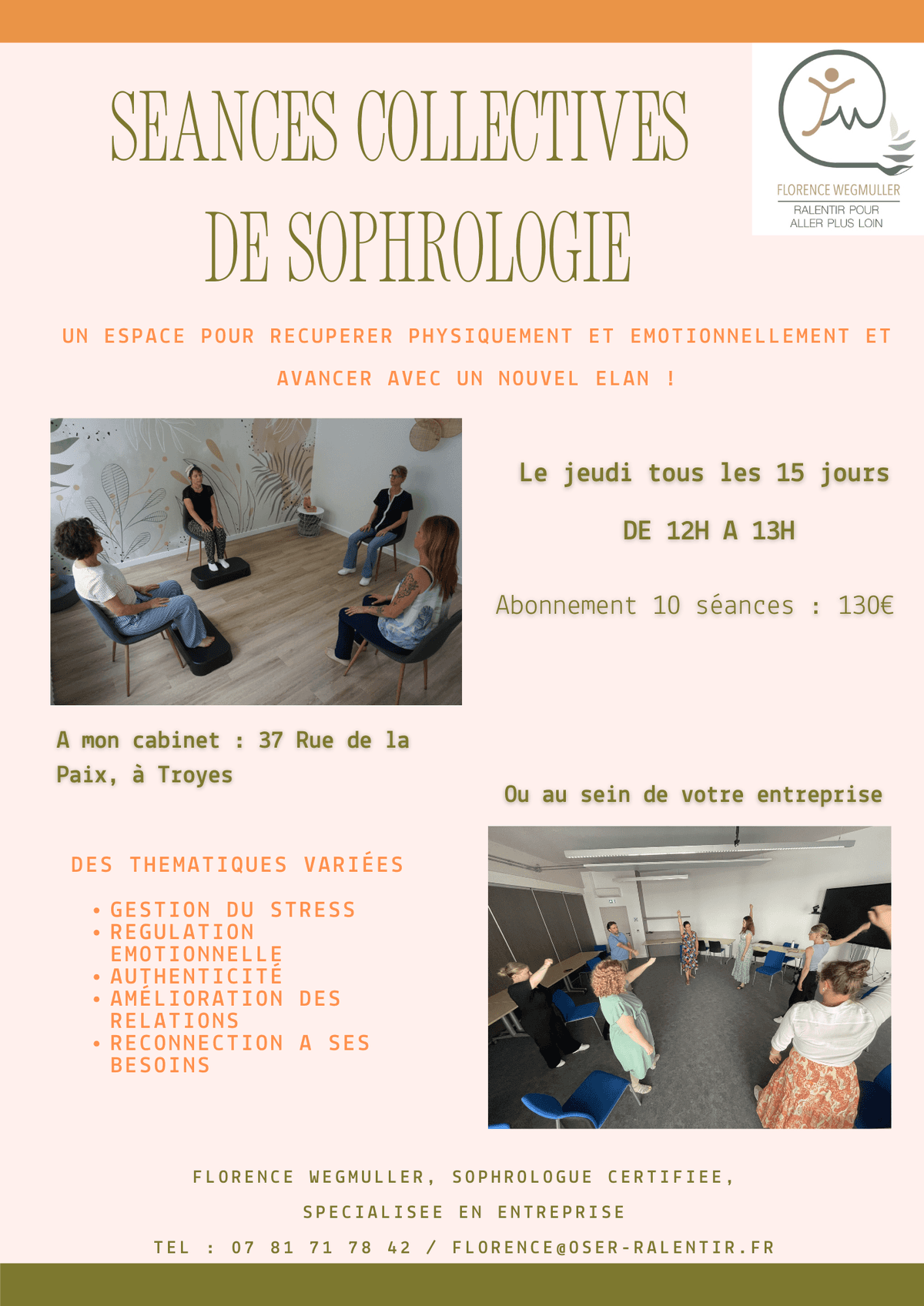 Illustration de l'événement : Séance collective de sophrologie