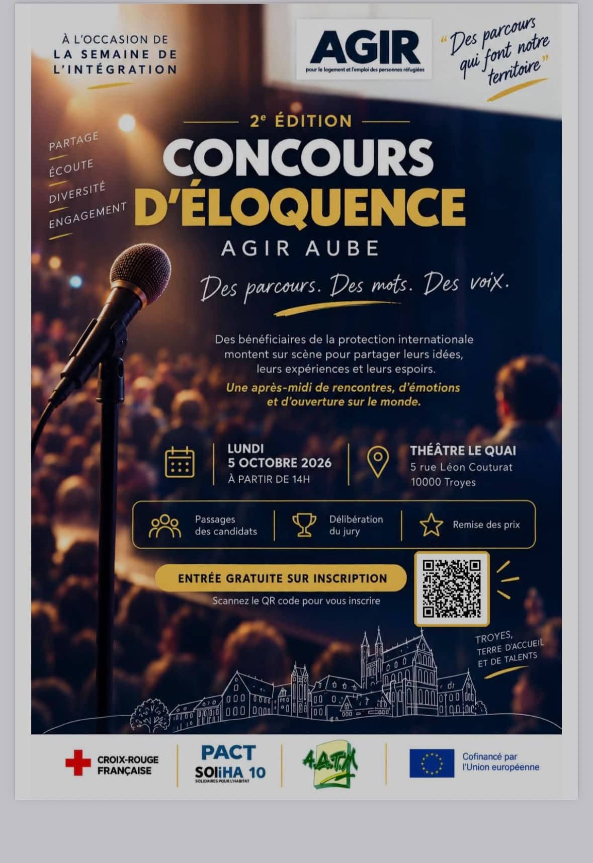 Illustration de l'événement : Le Concours d’éloquence AGIR Aube