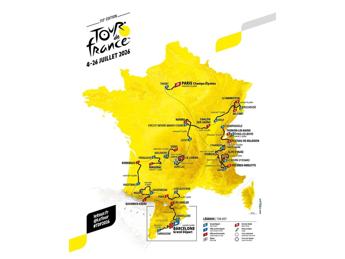 Illustration de l'événement : TOUR DE FRANCE 2026 - DÉPART DE LA 4ÈME ÉTAPE CARCASSONNE- FOIX