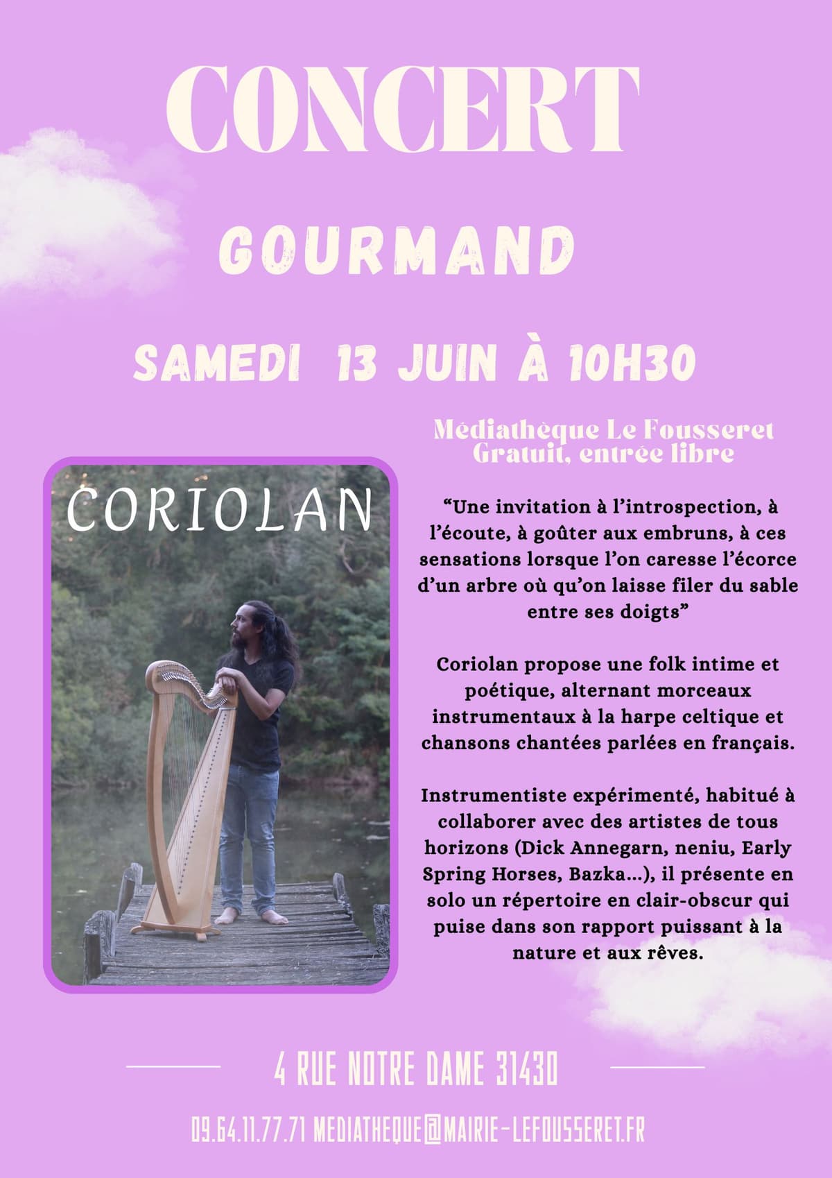 Illustration de l'événement : CONCERT GOURMAND - LE FOUSSERET