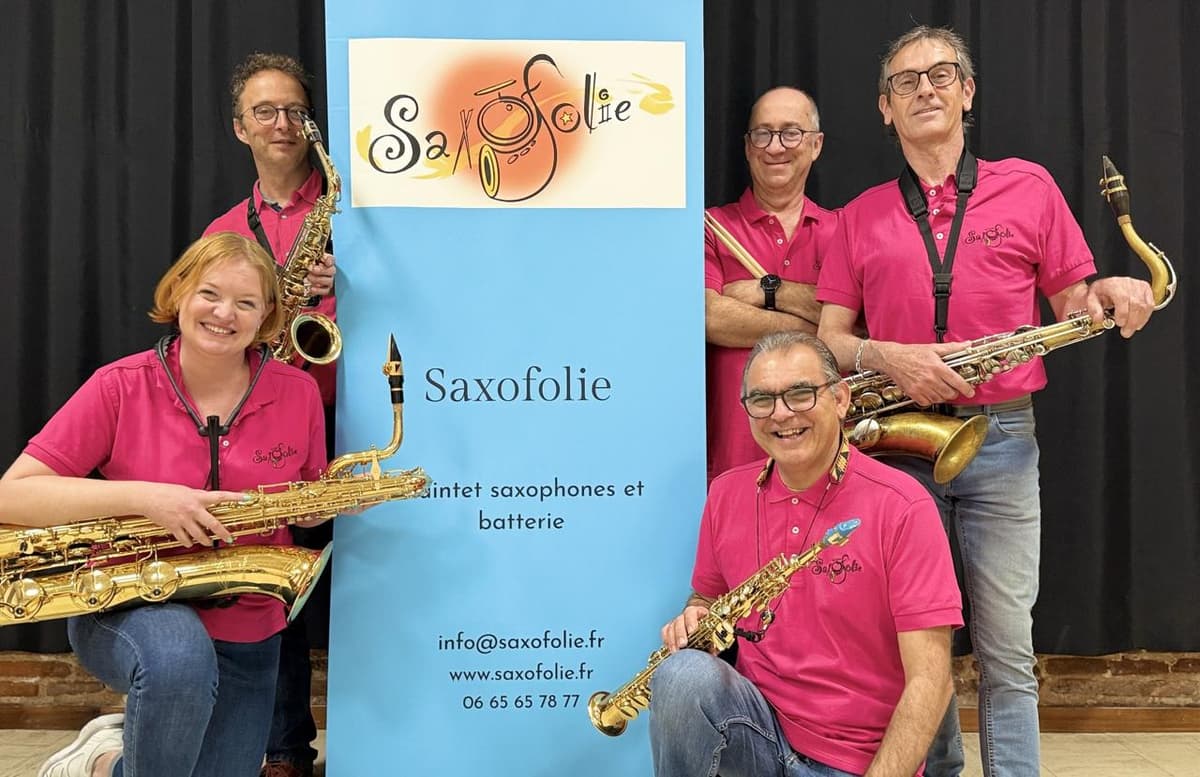 Illustration de l'événement : LET'S DANCE AVEC LE QUINTET SAXOFOLIE