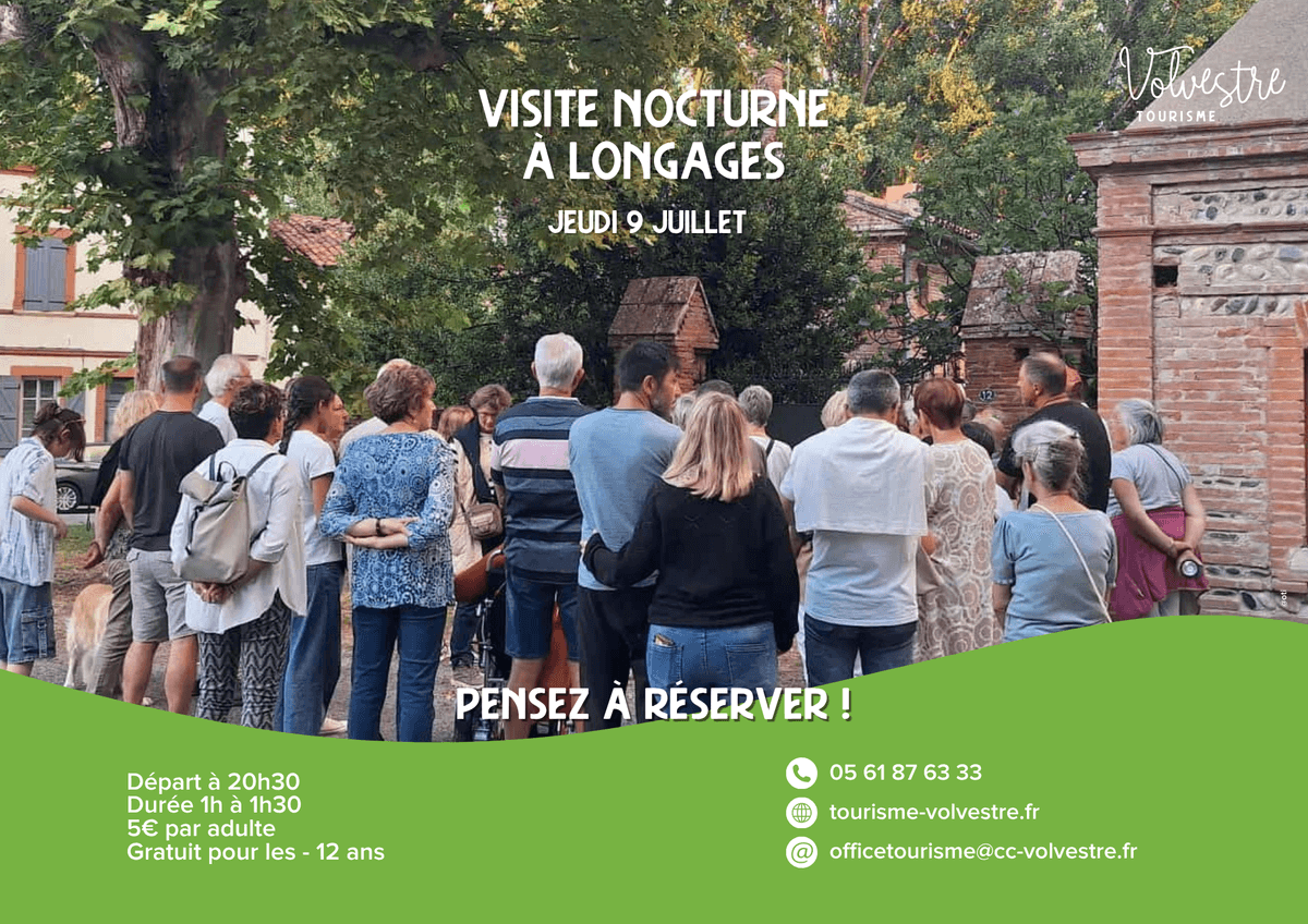 Illustration de l'événement : VISITE NOCTURNE : LONGAGES