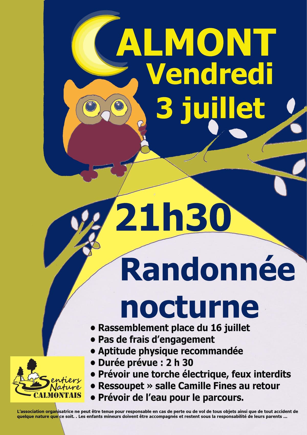 Illustration de l'événement : RANDONNÉE NOCTURNE