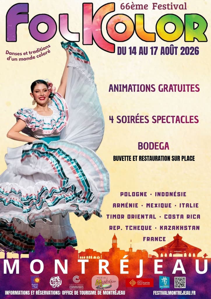 Illustration de l'événement : 66ÈME EDITION FOLKOLOR - FESTIVAL MONDIAL DE FOLKLORE