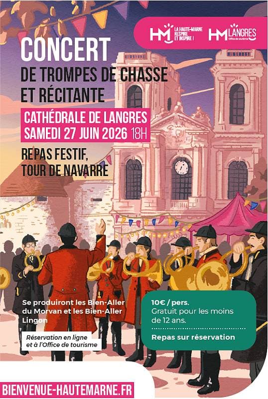 Illustration de l'événement : Concert de trompes de chasse et récitante