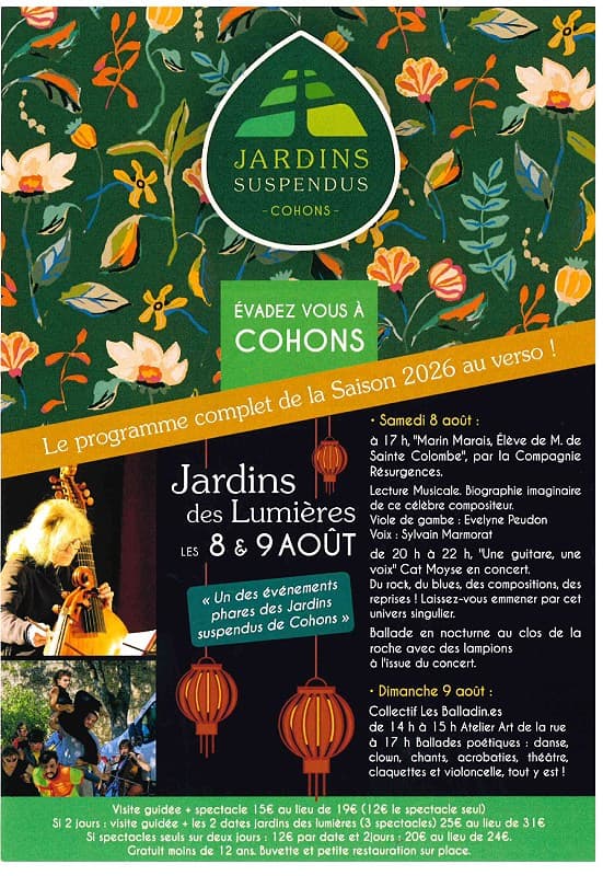 Illustration de l'événement : Jardins des Lumières