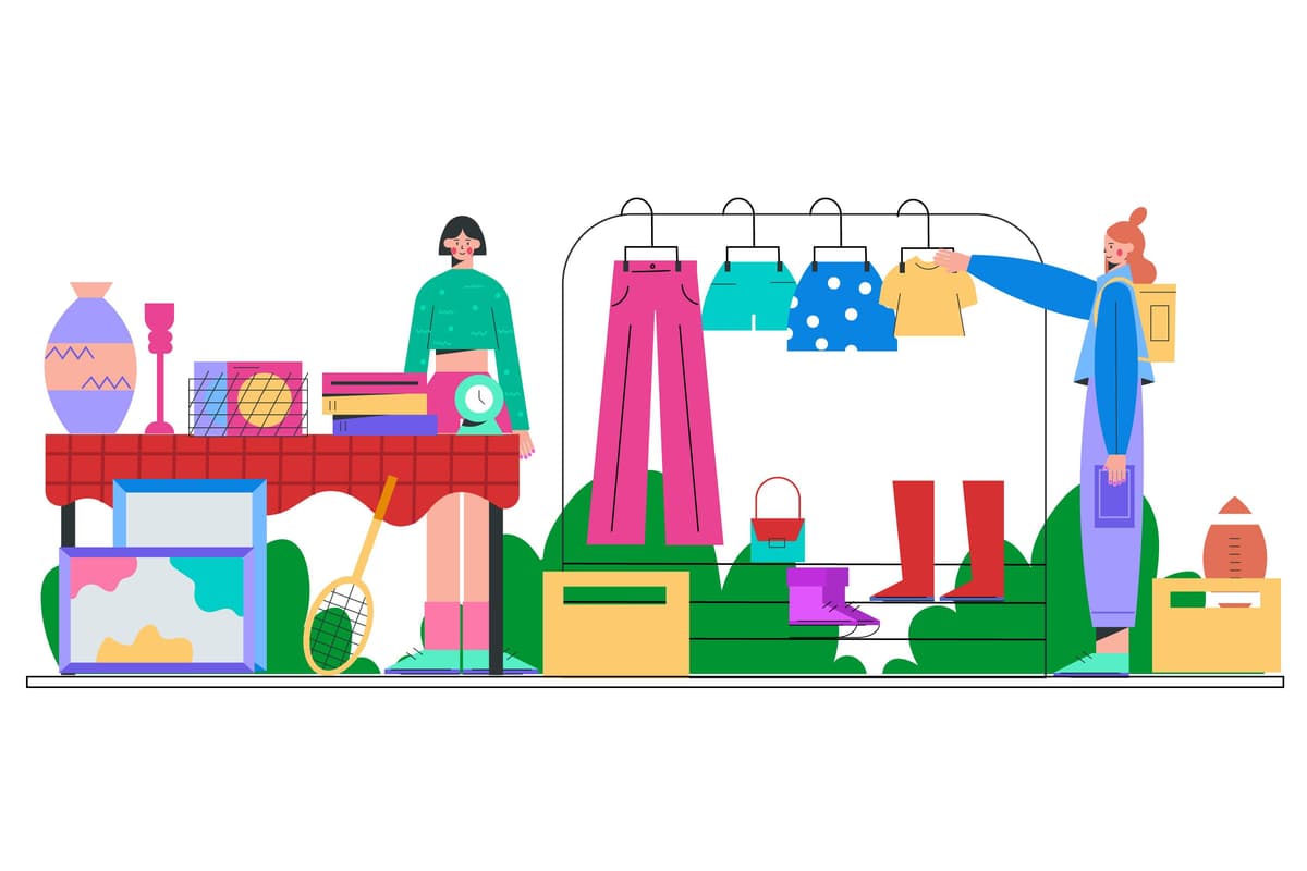 Illustration de l'événement : Brocante du quartier des Cheminots