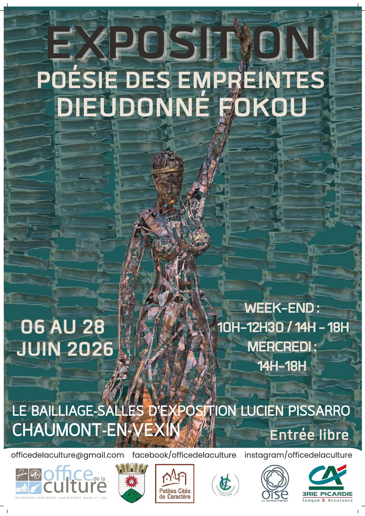 Illustration de l'événement : Exposition sculpture Dieudonné Fokou