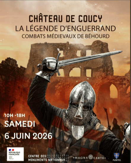 Illustration de l'événement : La Légende d'Enguerrand : combats médiévaux de Béhourd
