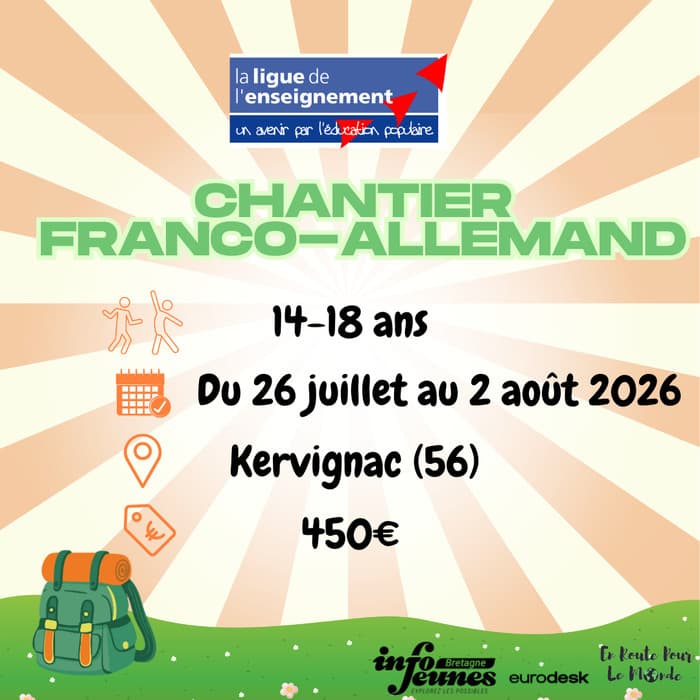 Illustration de l'événement : Chantier franco-allemand Sainte Hélène