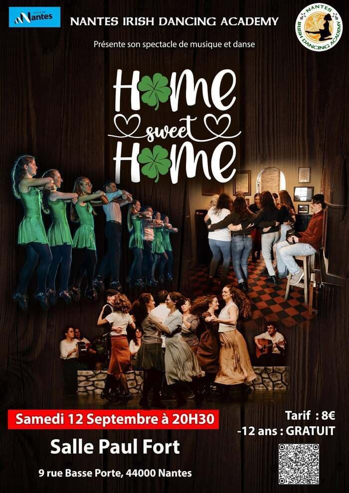 Illustration de l'événement : Spectacle de musique et danse irlandaises "HOME SWEET HOME"