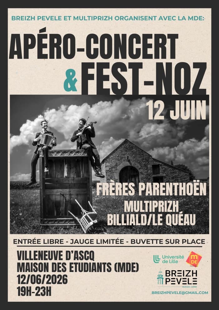 Illustration de l'événement : Apéro-concert et Fest-noz