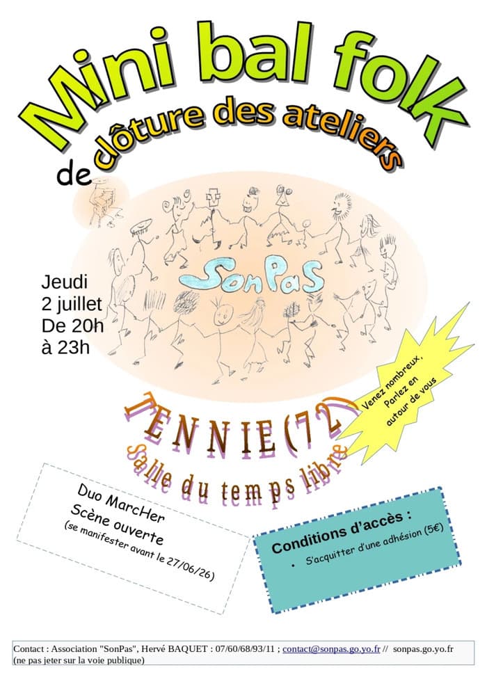 Illustration de l'événement : Mini bal de clôture des ateliers