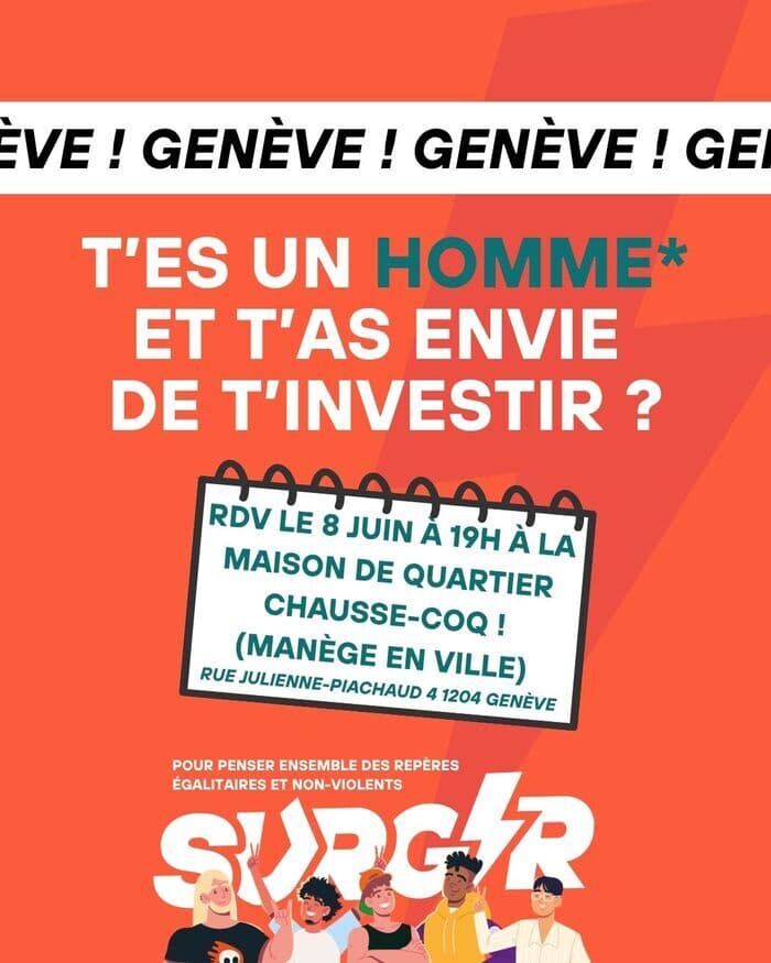 Illustration de l'événement : En tant qu'homme, rejoins notre équipe bénévoles MasculinitéS !