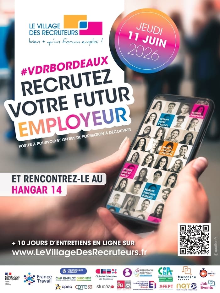 Illustration de l'événement : Le Village des Recruteurs de Bordeaux
