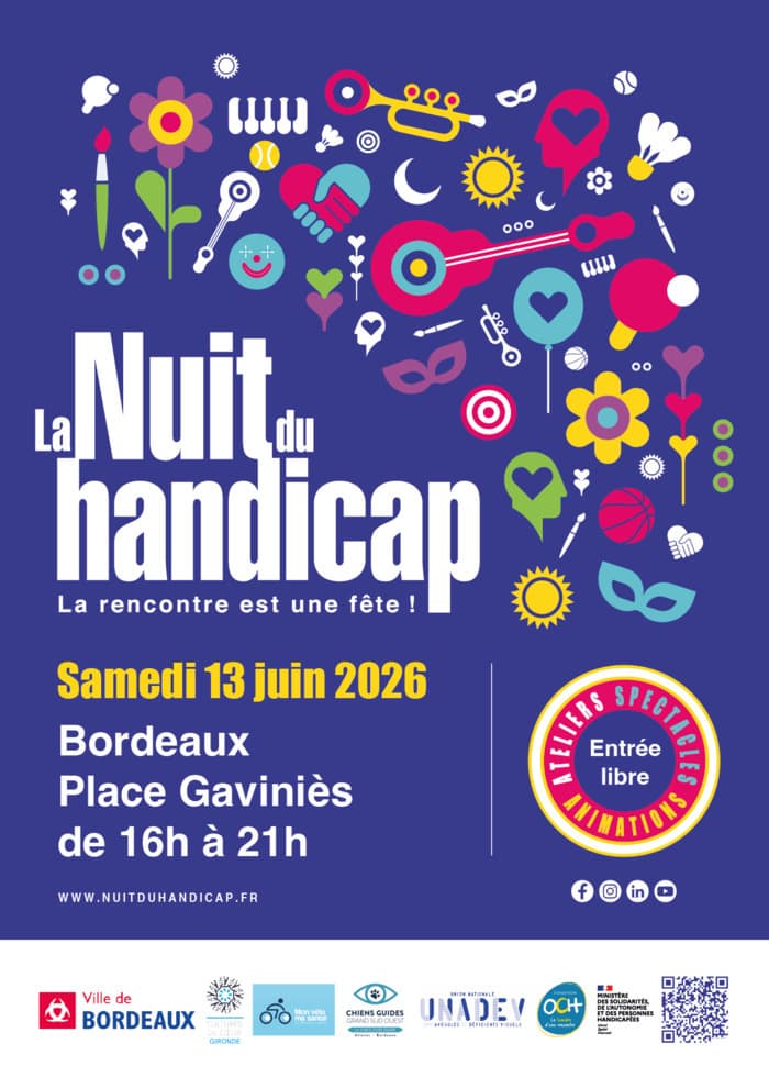 Illustration de l'événement : La Nuit du Handicap Bordeaux 2026