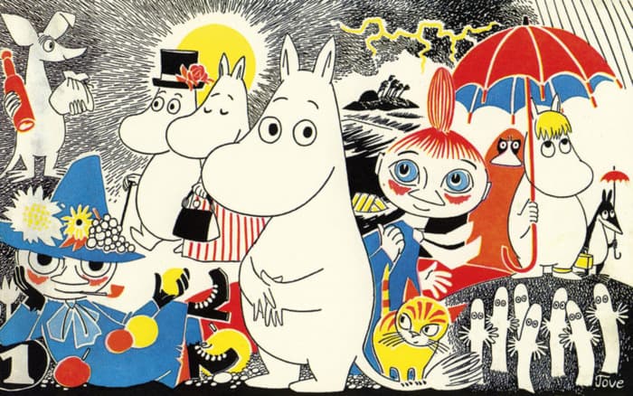 Illustration de l'événement : Exposition et projection « La vallée des Moomins » du 1er septembre au 3 octobre à la bibliothèque Aimé Césaire