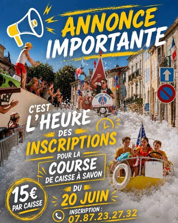 Illustration de l'événement : Course de caisses à savon