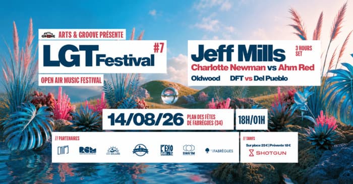 Illustration de l'événement : LGT Festival w/ Jeff Mills - Fabrègues (34) - 14/08/26