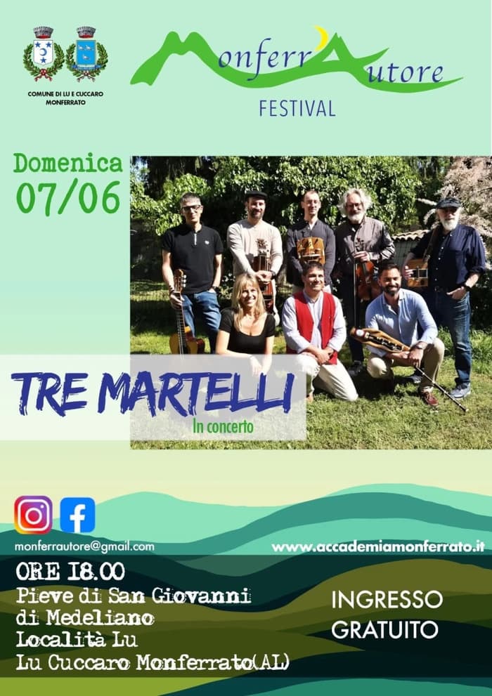 Illustration de l'événement : Tre Martelli al Monferr'Autore Festival