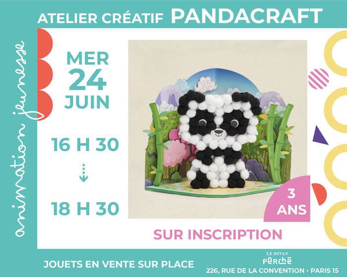 Illustration de l'événement : Atelier créatif Pandacraft
