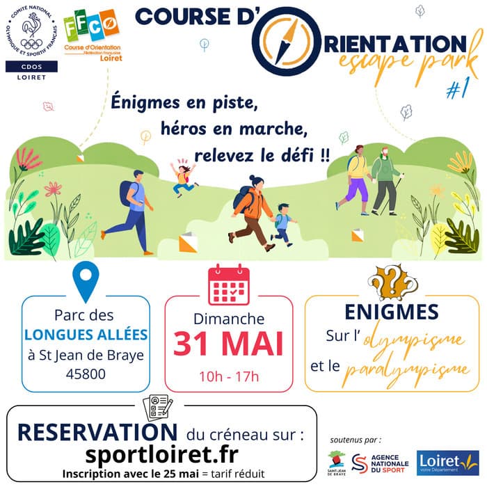 Illustration de l'événement : COURSE D’ORIENTATION – ESCAPE PARK #1