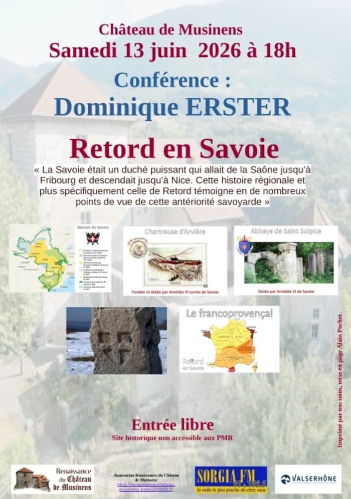 Illustration de l'événement : Conférence : Retord en Savoie