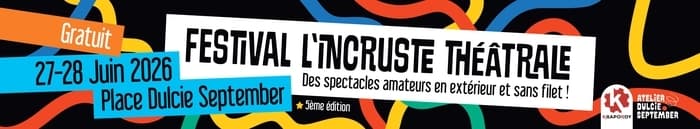 Illustration de l'événement : Le Festival de L'incruste théâtrale de Krapo Roy