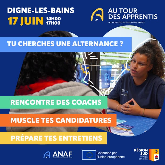 Illustration de l'événement : Au Tour des Apprentis arrive à Digne-les-Bains