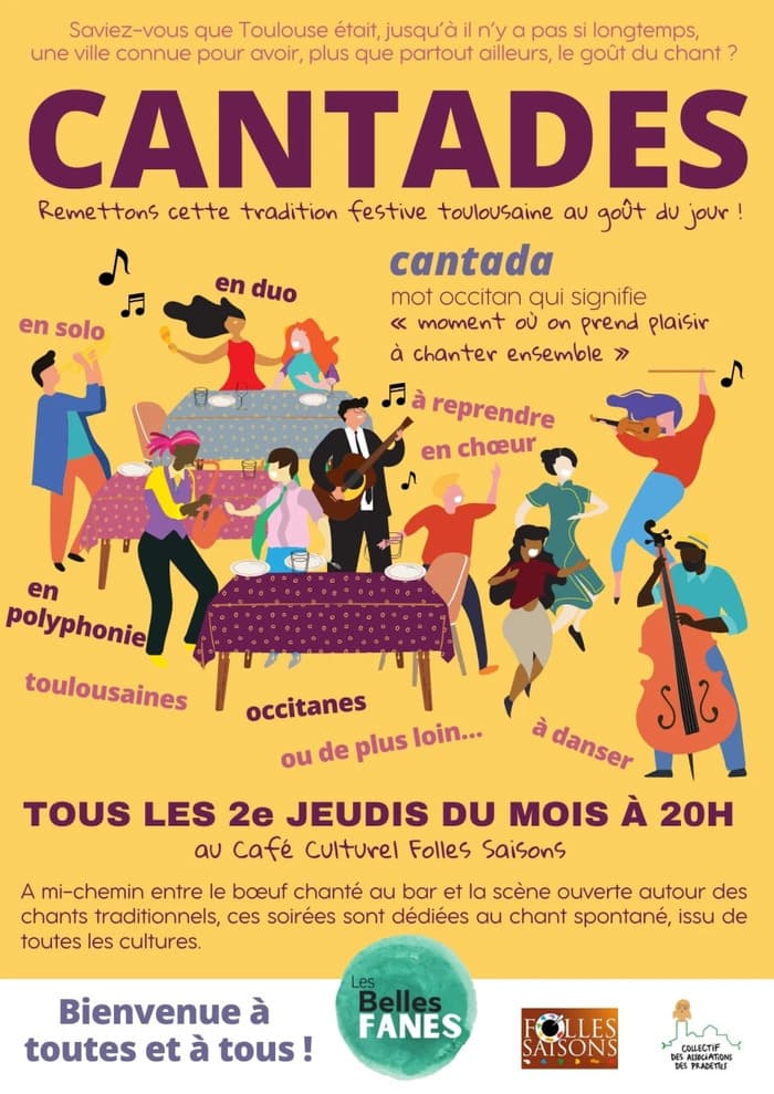 Illustration de l'événement : CANTADA, soirée dédiée au chant spontané de tradition orale
