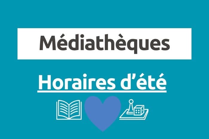 Illustration de l'événement : Horaires d'été de vos médiathèques