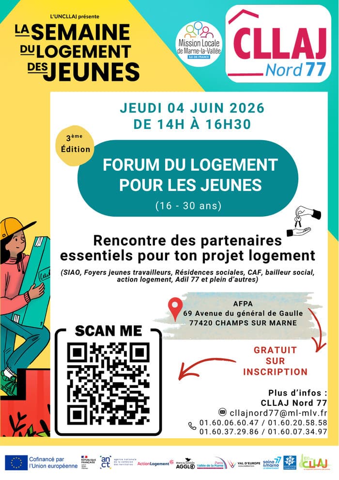 Illustration de l'événement : Forum du Logement pour les Jeunes, à Champs sur Marne