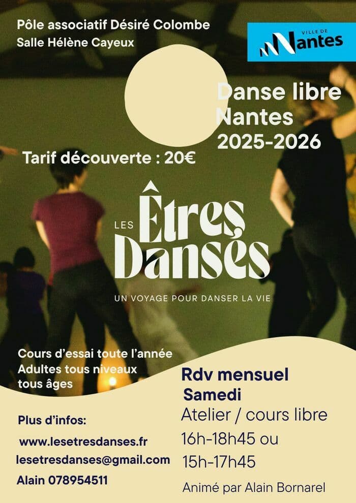 Illustration de l'événement : Atelier Les Êtres Dansés - Danse libre et intuitive