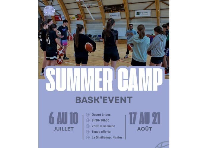 Illustration de l'événement : Summer Camp Bask'Event - Juillet