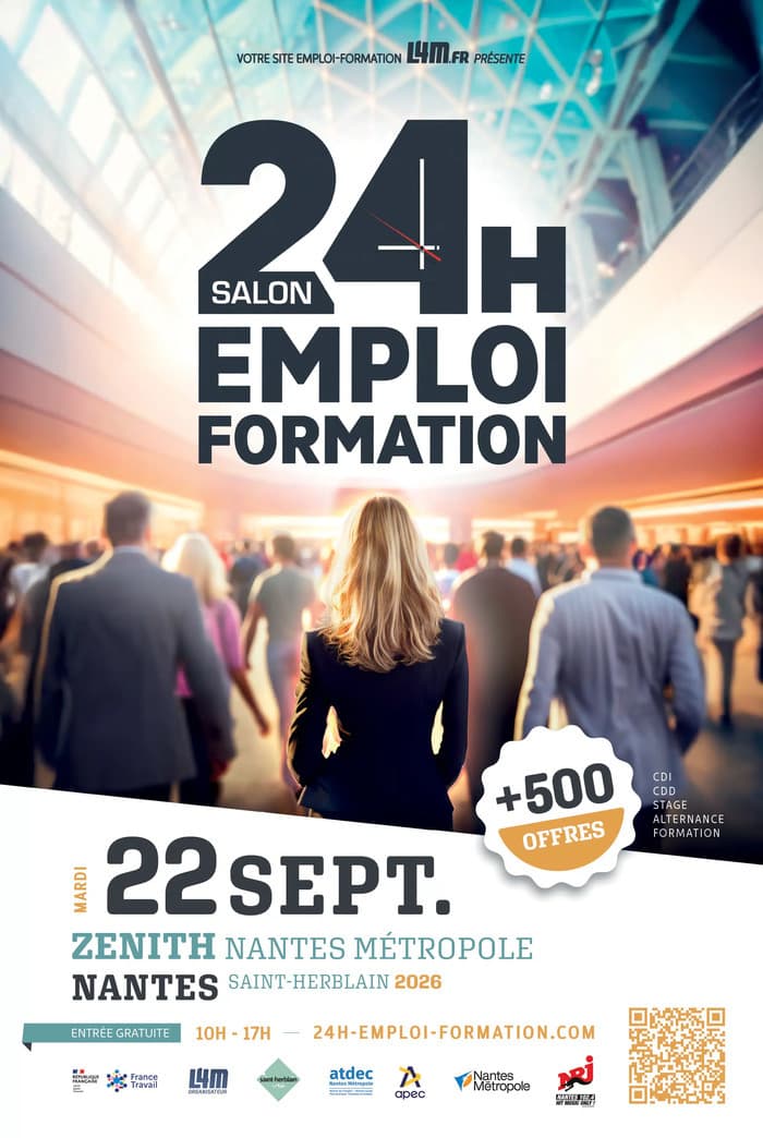 Illustration de l'événement : Salon 24 heures pour l’emploi et la formation