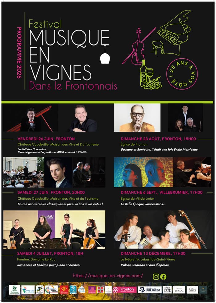 Illustration de l'événement : Festival Musique en Vignes dans le Frontonnais