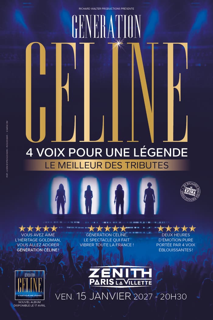 Illustration de l'événement : Génération Céline Le Meilleur des Tributes : 4 voix pour une Légende