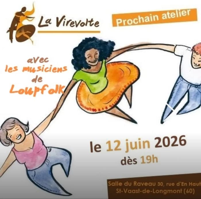 Illustration de l'événement : Atelier de danse et de musique de La Virevolte
