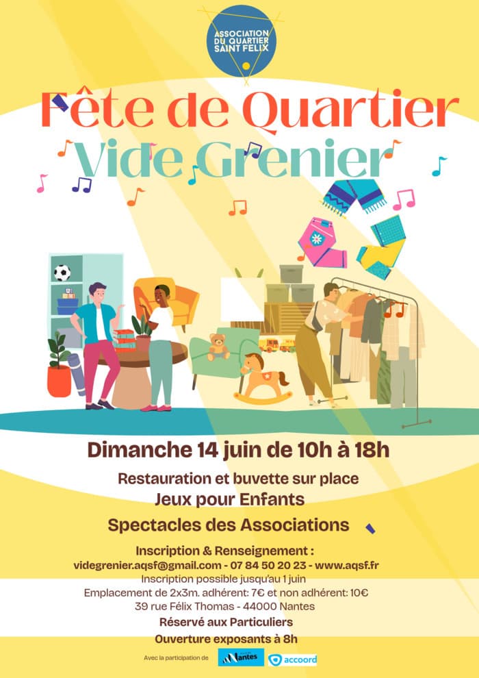 Illustration de l'événement : Vide-grenier & Fête de quartier