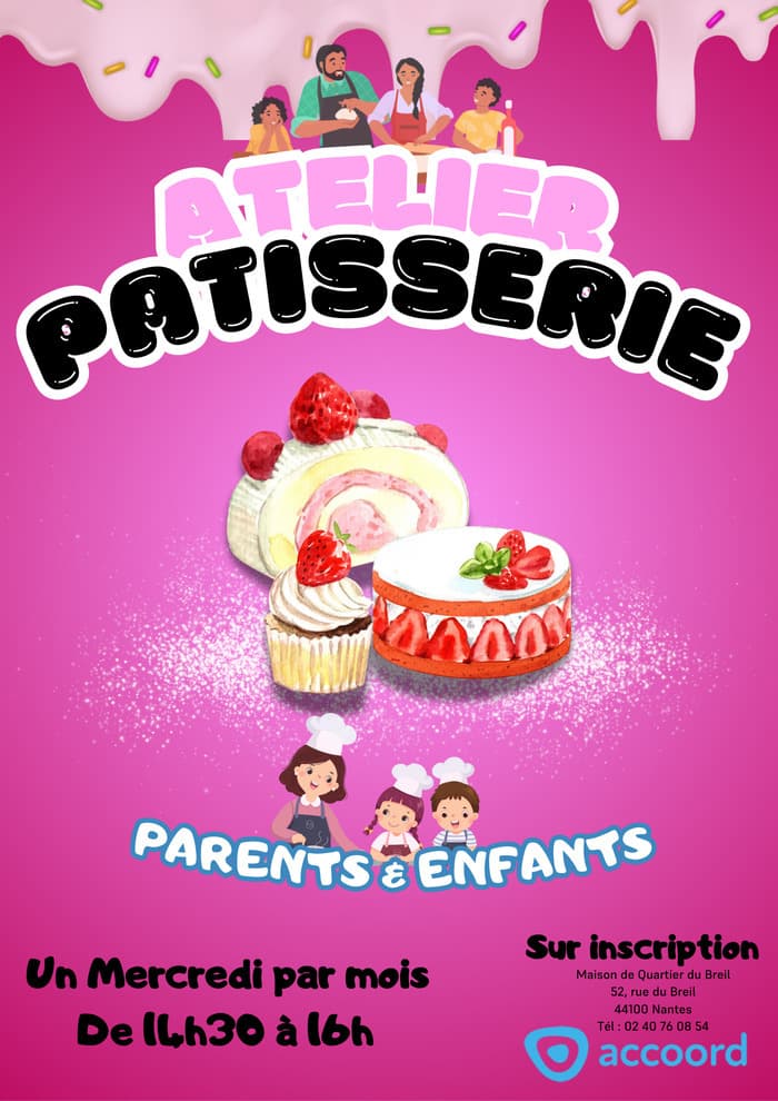 Illustration de l'événement : Atelier pâtisserie parents-enfants