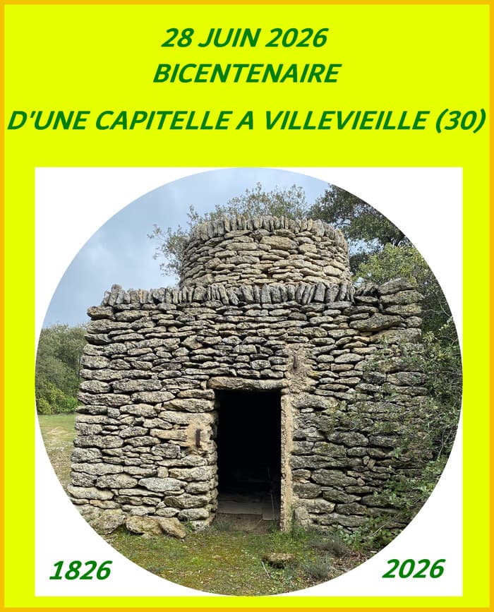 Illustration de l'événement : 200° anniversaire d'une capitelle à Villevieille (30)
