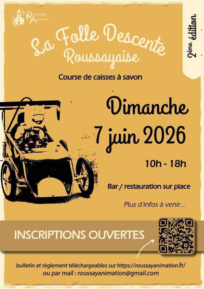 Illustration de l'événement : La Folle Descente Roussayaise