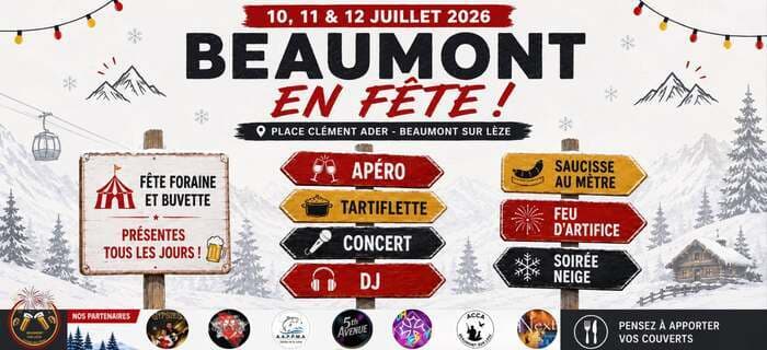 Illustration de l'événement : Fête Locale de Beaumont sur Lèze
