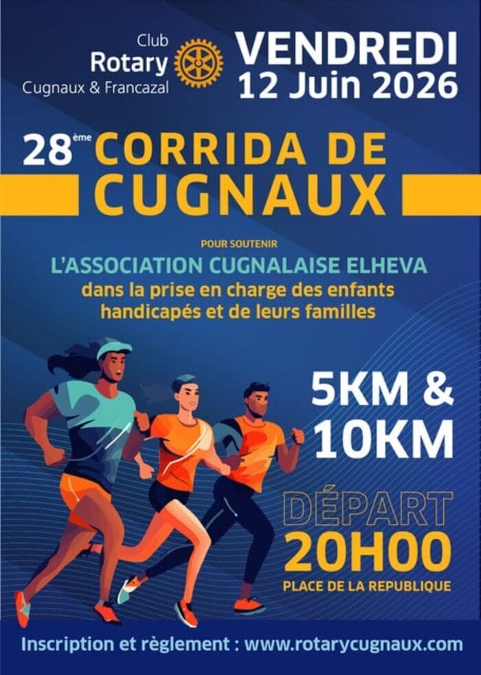 Illustration de l'événement : 28ème Corrida de Cugnaux