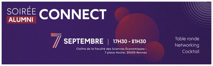 Illustration de l'événement : Soirée "Alumni Connect" de l'Université de Rennes