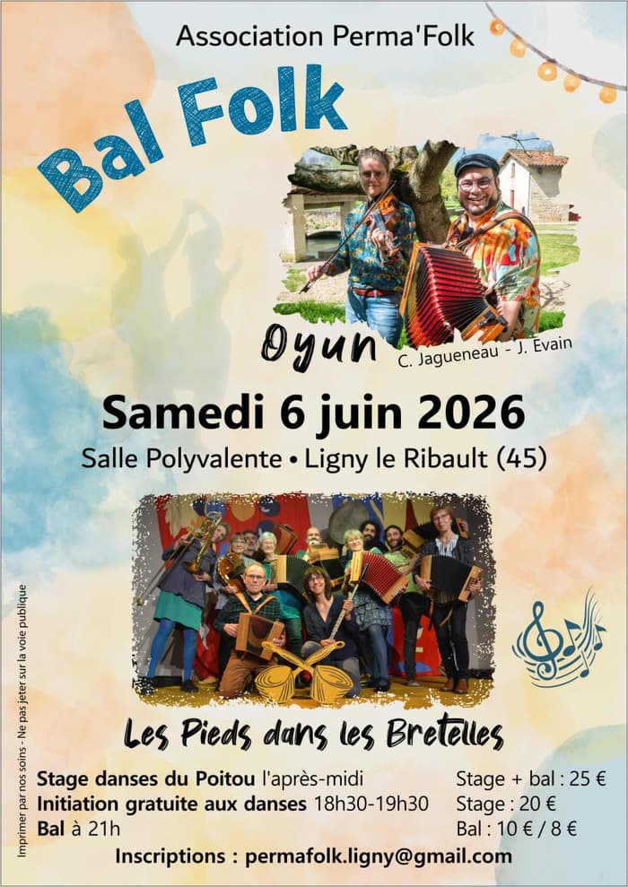 Illustration de l'événement : Bal Folk et stage danses du Poitou