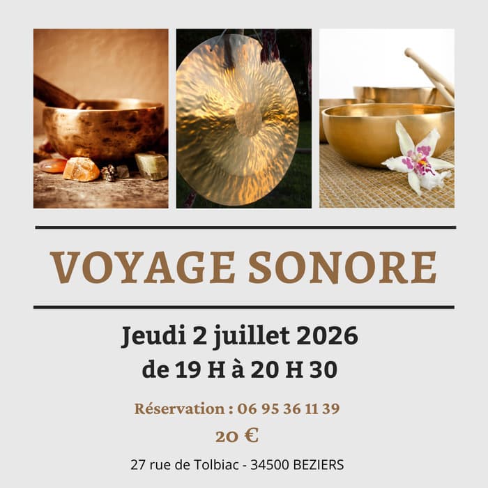 Illustration de l'événement : Voyage Sonore à Béziers