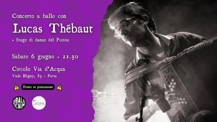 Illustration de l'événement : Stage e Balfolk con Lucas Thébaut