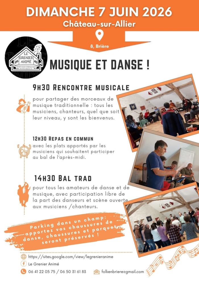 Illustration de l'événement : rencontre musicale et bal trad